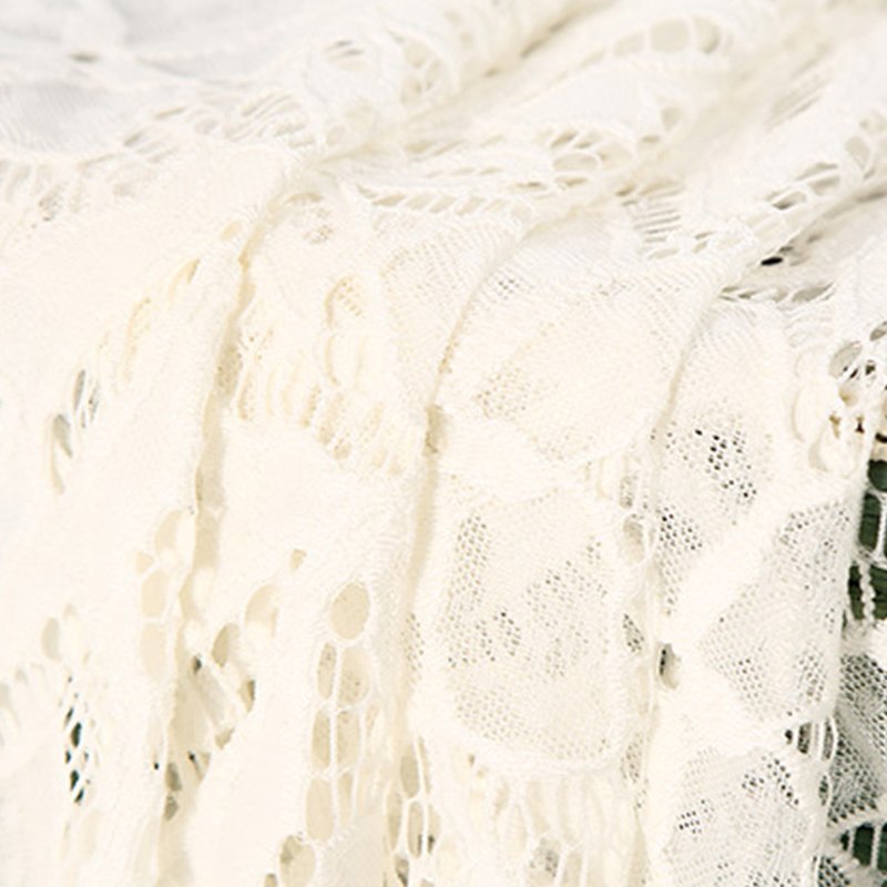 Lace Fabric Cutwork Jacquard for Women's Wear Wholesale Supplier 5